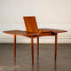 Table en teck rallonge papillon