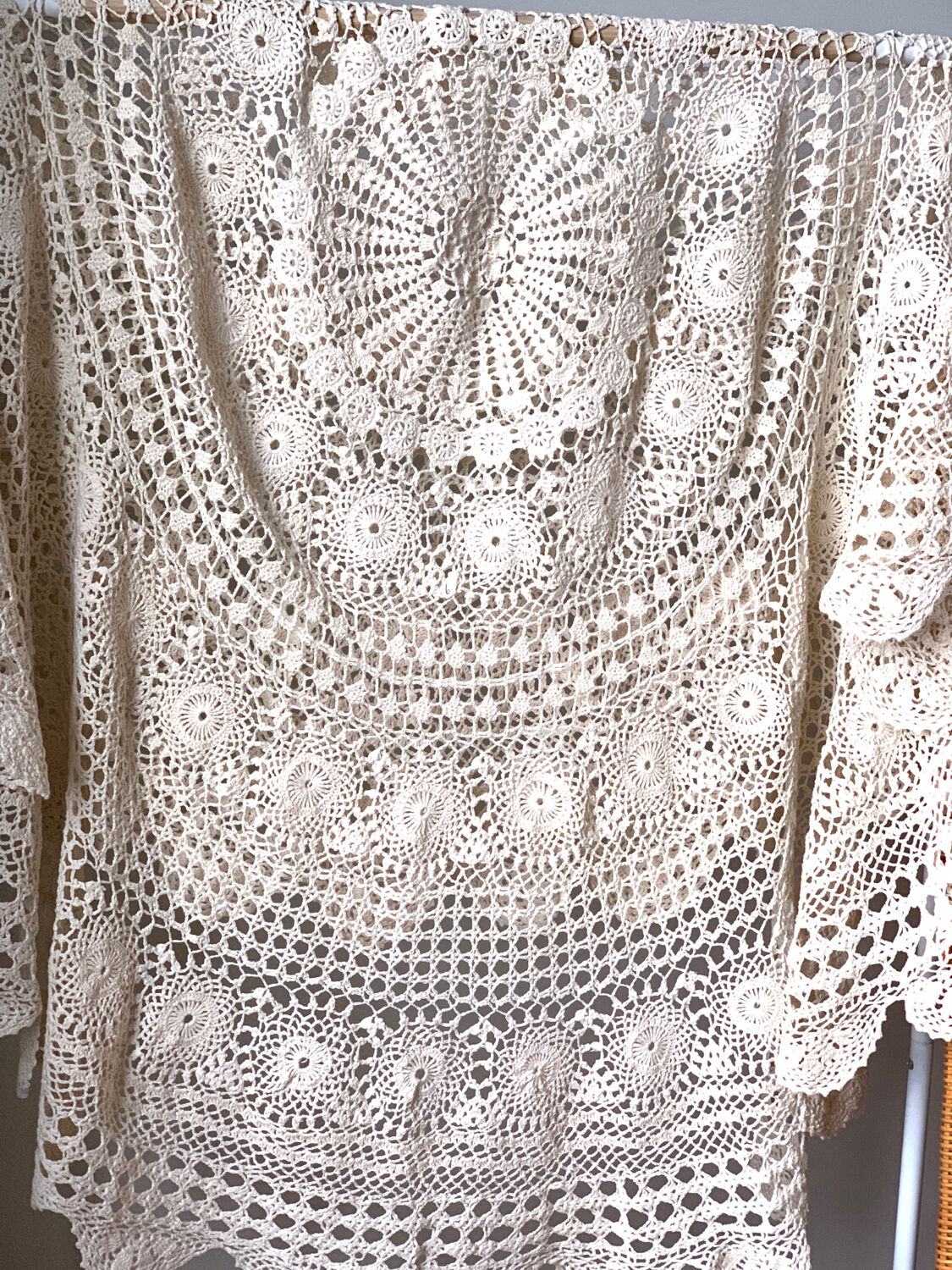 Crochet tablecloth