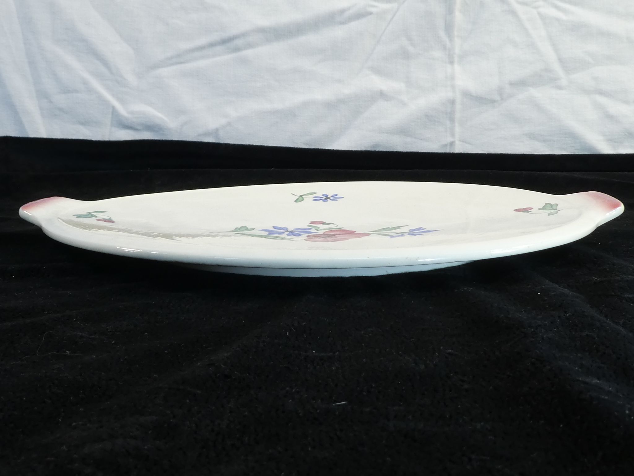 Antique digoin sarreguemines earthenware pie dish