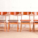 Six Farstrup model 210 dining chair (2 sets available)