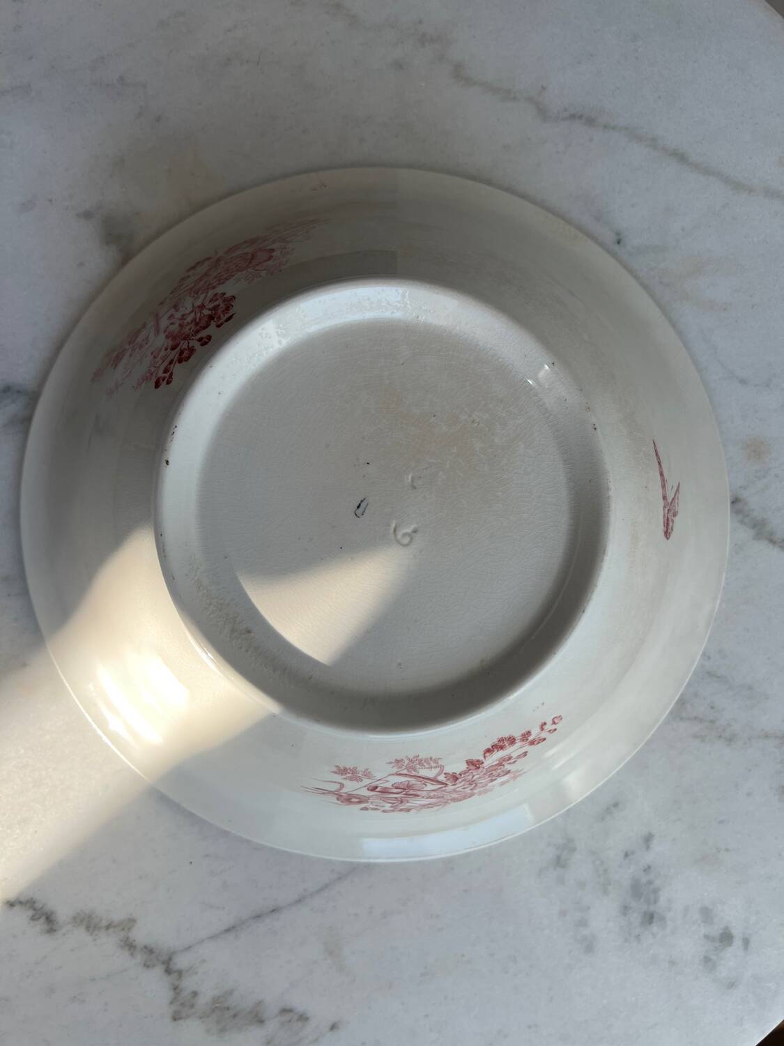 Large salad bowl from the Onnaing earthenware harvest collection