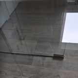 Pair of glass bedside tables or sofa tips