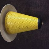 French lantern pendant lamp in the style of Mathieu Mategot, 1950s