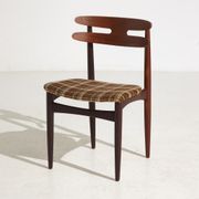 Model 178 teak dining chairs by johannes andersen for bramin
