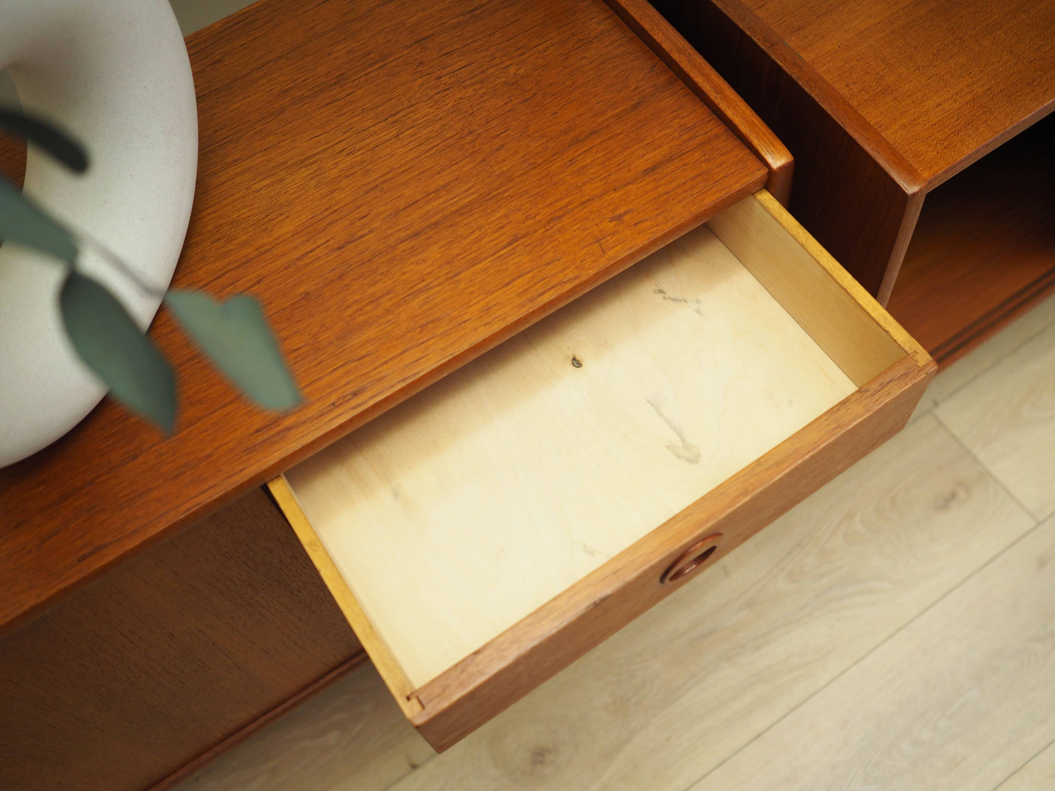 Teak system bookcase, Norwegian design, 1960s, production: Blindheim Mobelf