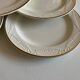 Set of 7 neo-classical plates directoire fine earthenware from Gien 19th