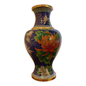 Chinese cloisonné vase