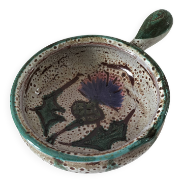 Caquelon motif chardon