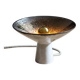 Lampe évasée en grès, pièce unique