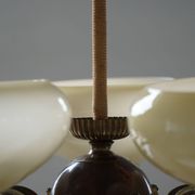 Chandelier with 5 arms by Paavo Tynell, model 1386/5 for Taito, Finland, 1930s.