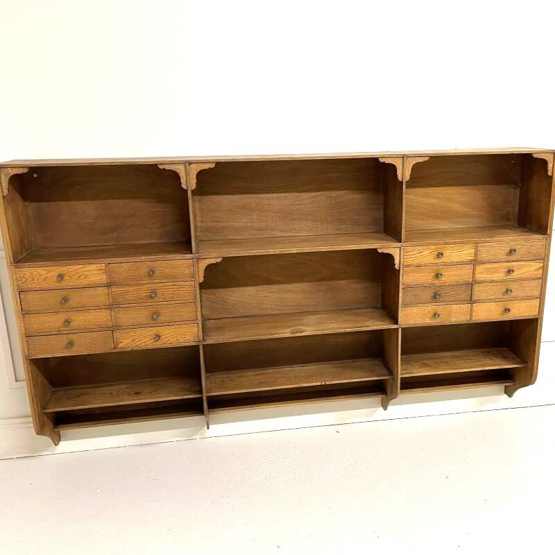 16-drawer wall-mounted craft cabinet