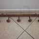Old coat rack in turned wood