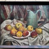Still life with apples
