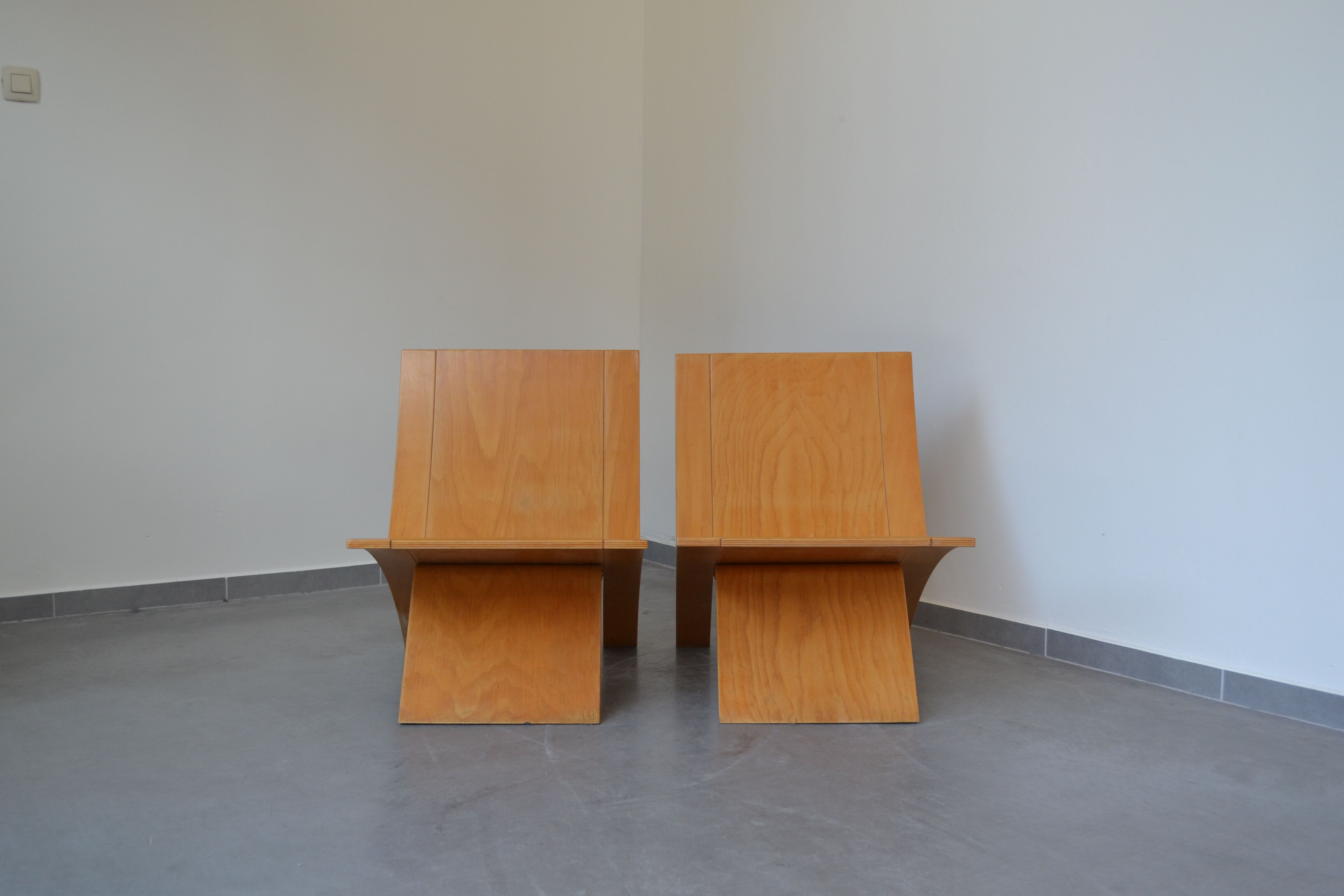 Pair of chairs Laminex Jens Nielsen