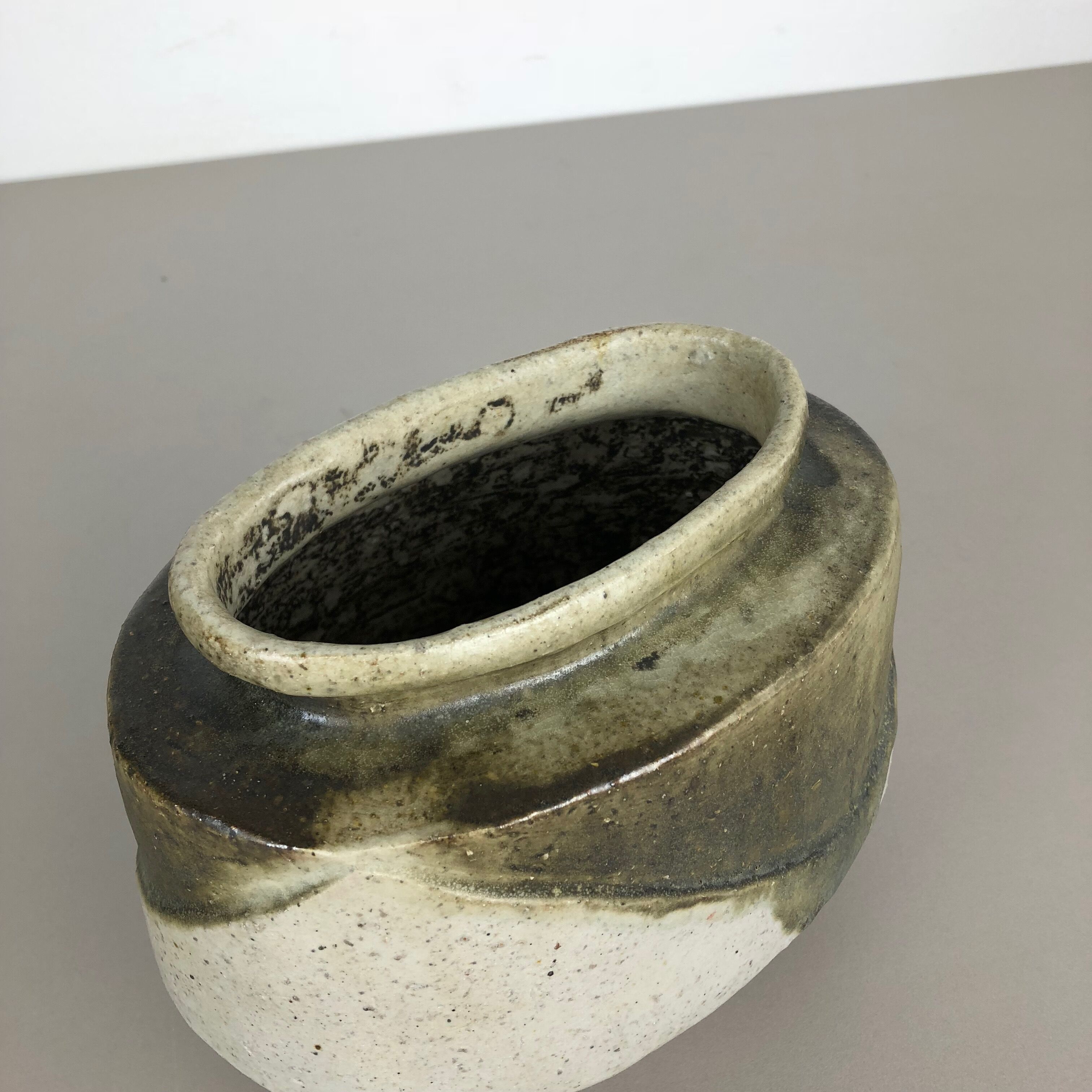 Ceramic Studio Pottery Object Vase by Bruno and Ingeborg Asshoff, Germany, 1960s