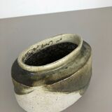Ceramic Studio Pottery Object Vase by Bruno and Ingeborg Asshoff, Germany, 1960s