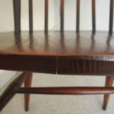 pair of Ercol Windsor BSHG 1960 2056 vintage decor dining chairs 60s