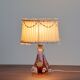 Crystal Table Lamp Val St-Lambert Belgium Vintage 1960s