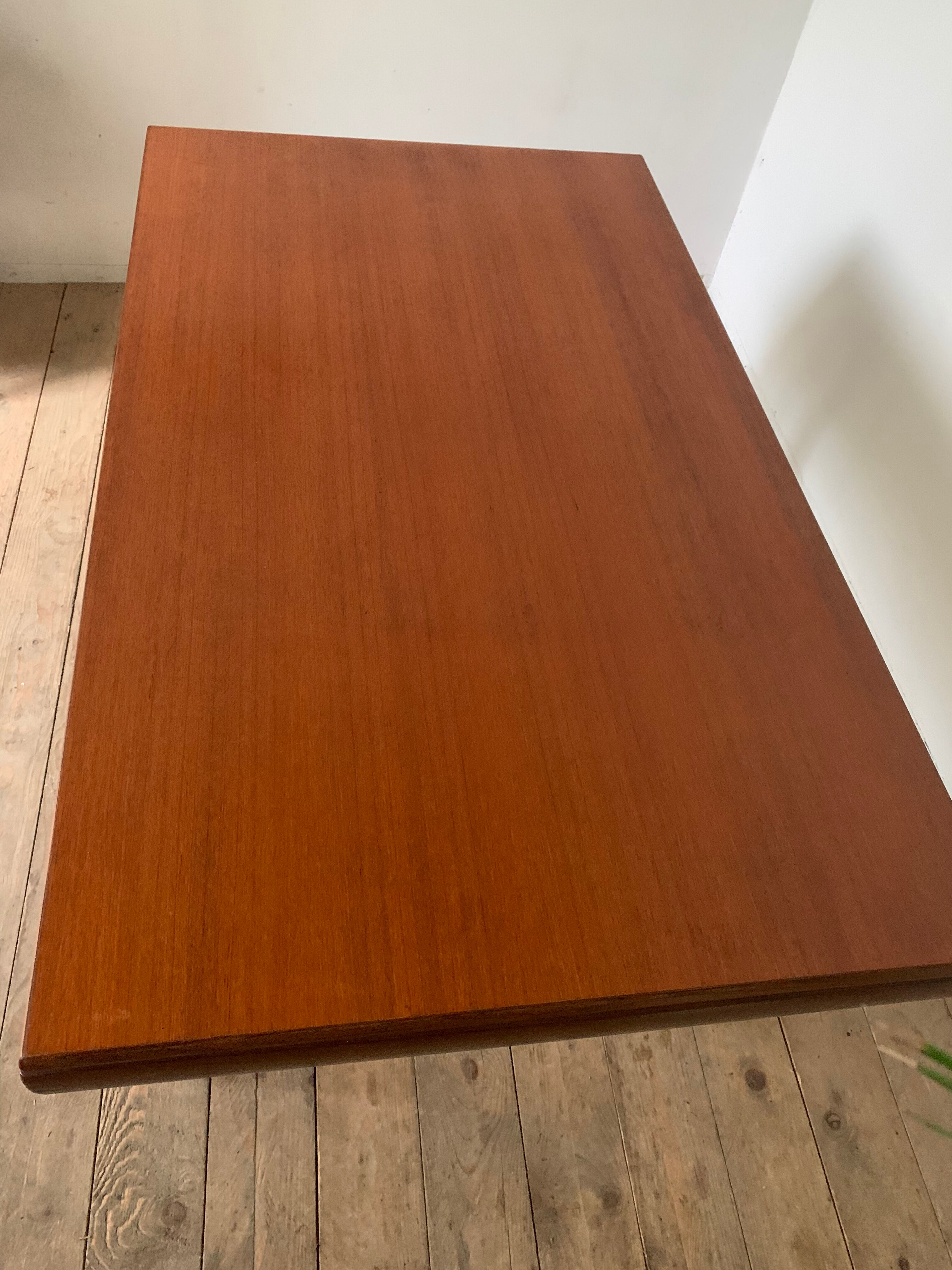Vintage Scandinavian teak dining table
