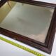 Miroir ancien rectangulaire encadrement en bois 51x37cm