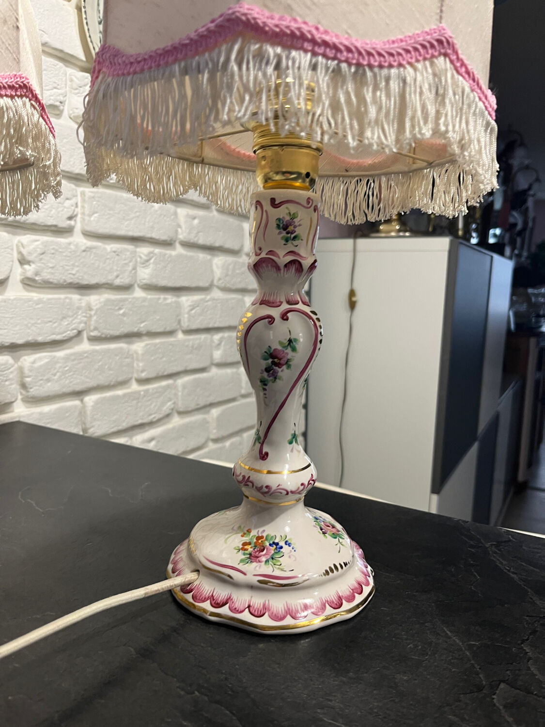 Pair of Clamecy lamps