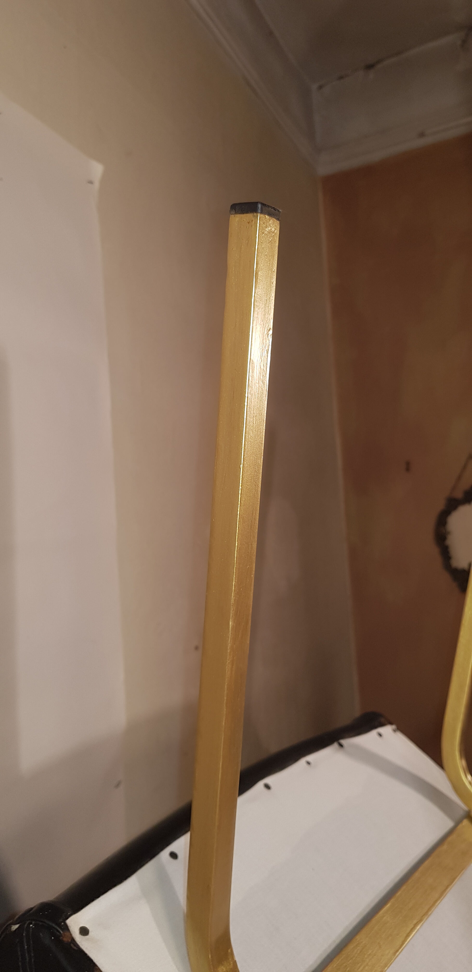 4 office chairs in vintage black skai