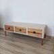 Meuble bas scandinave rénové - Idéal meuble TV - Pièce unique