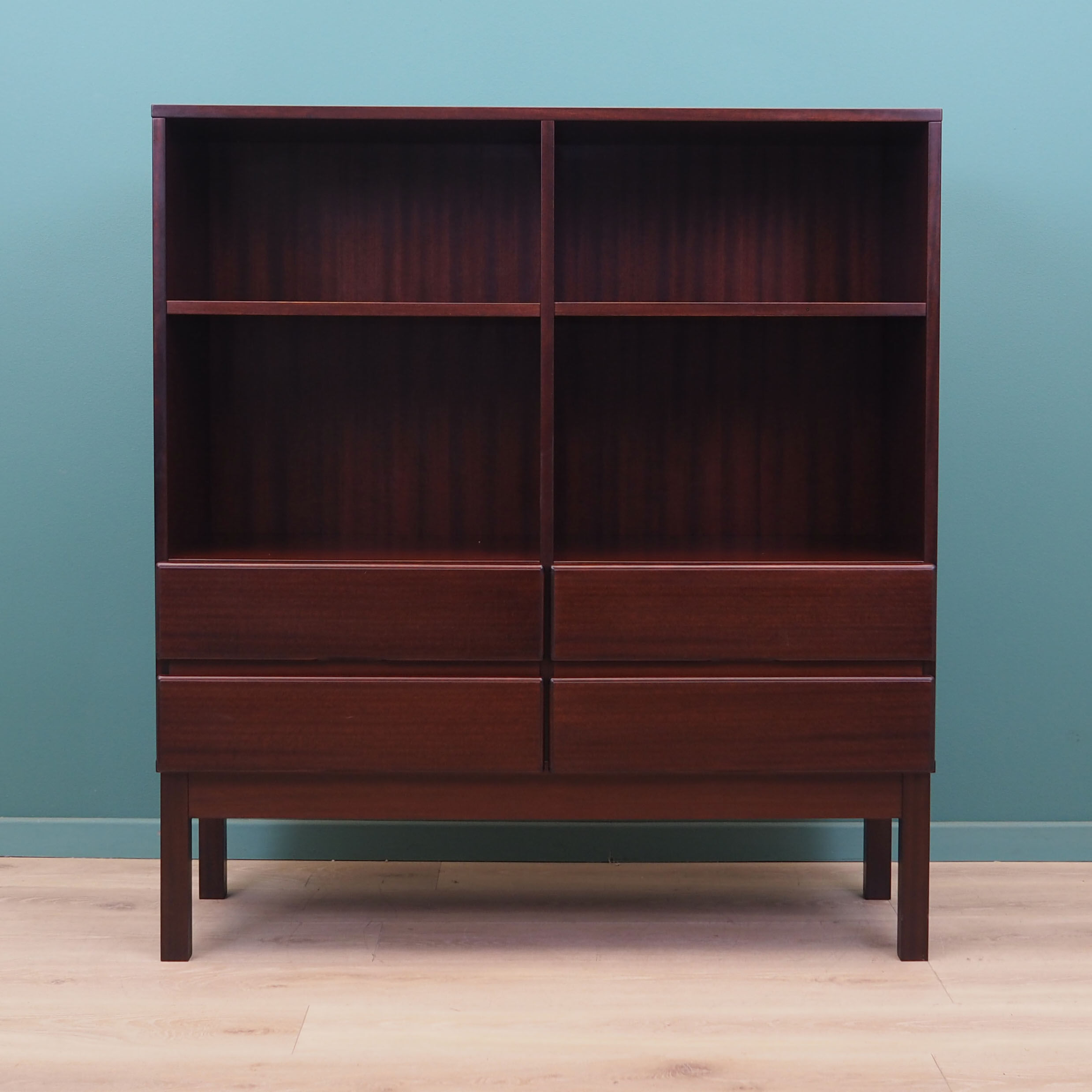 Mahogany bookcase, Danish design, 1960s, production: Denmark