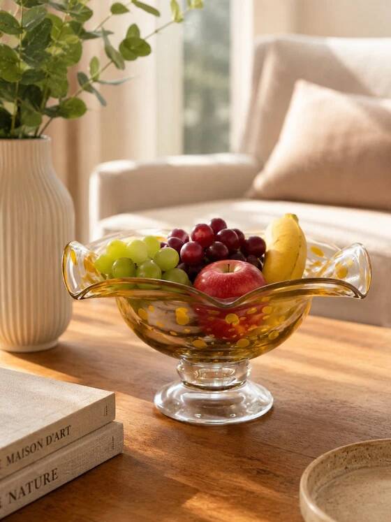 Coupe en verre soufflé de Murano
