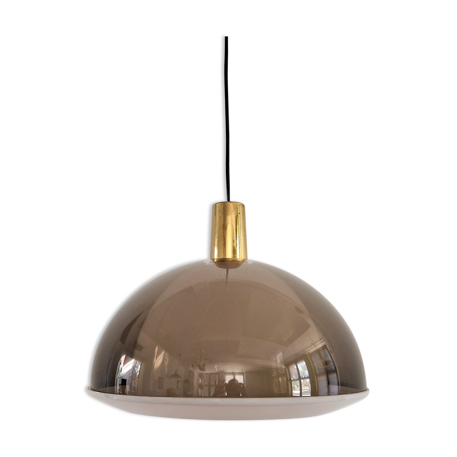 Pendant lamp model Kuplat by Yki Nummi, Finland, 1950s