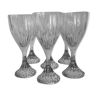 Christofle Cathédrale cut crystal stemware