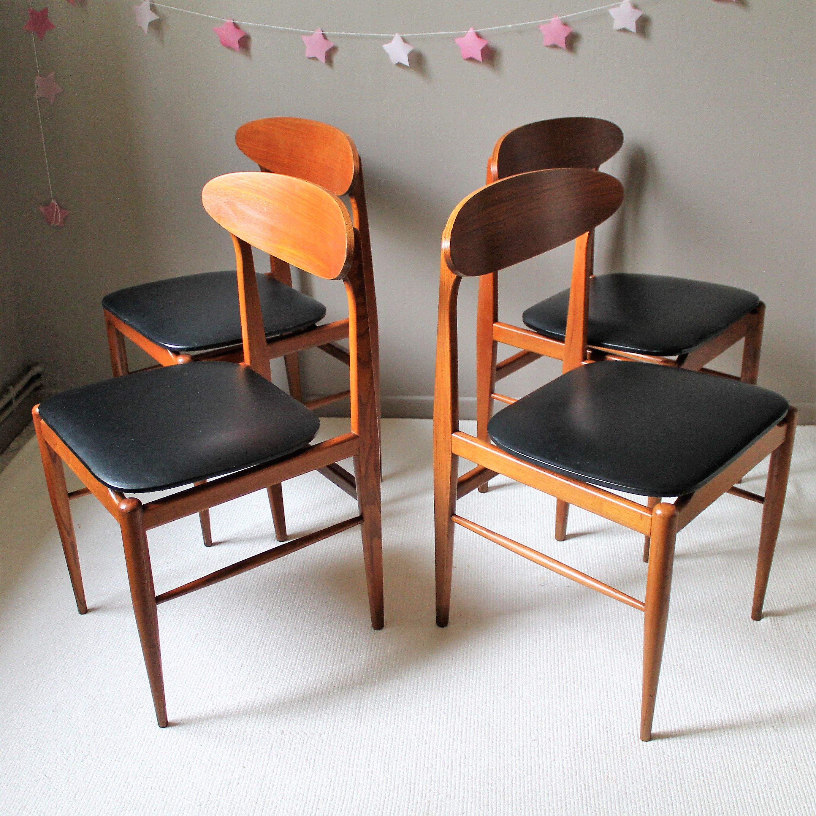 Lot de 2 chaises de style scandinave