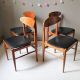 Set of 2 Scandinavian-style chairs