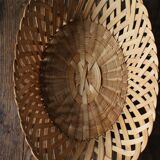 Vintage oval openwork basket