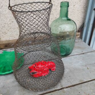 Vintage iron basket