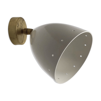 White italian fanal wall lamp