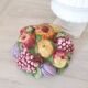 Medici vase and slipware fruit composition