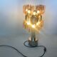 Lampe veca fontana arte verre fumé rose orange vintage 60.s rare