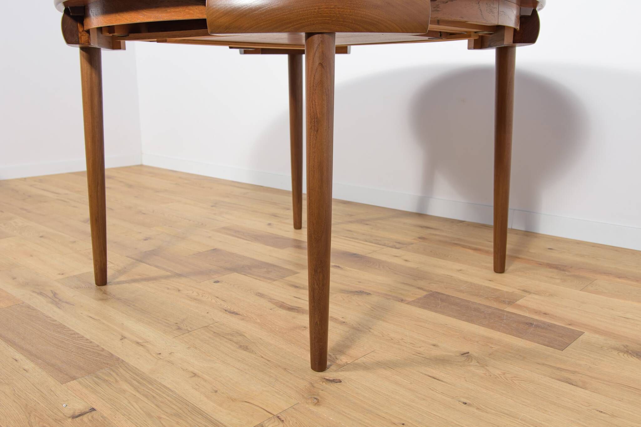 Mid-Century Teak Dining Table & Chairs by Hans Olsen for Frem Røjle, 1960s, Set of 5