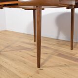 Mid-Century Teak Dining Table & Chairs by Hans Olsen for Frem Røjle, 1960s, Set of 5