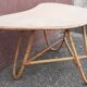 Coffee table, side table, pedestal table or end table in bamboo.