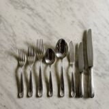 Christofle Marot model cutlery set, small shell