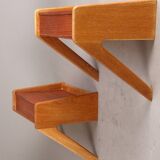 2 hanging bedside tables from the 60s Denmark