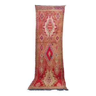 Boujad. vintage moroccan rug, 121 x 392 cm