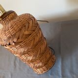 Vintage wicker lamp