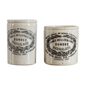 Set of two pots of Marmalade Dundee London