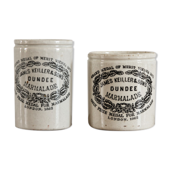 Set of two pots of Marmalade Dundee London