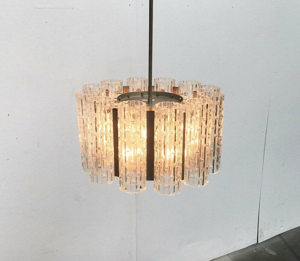 Lustre allemand Space Age milieu du siècle par Doria Leuchten, années 1960