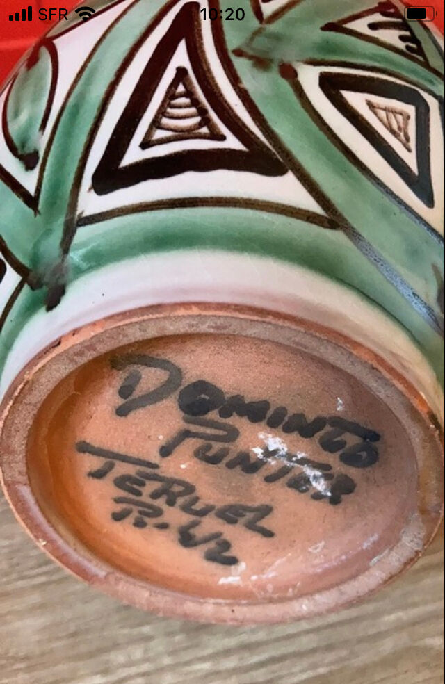 Vase of Teruel- vintage -Spain