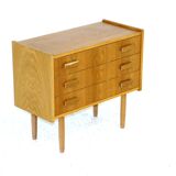 Commode en chêne, Suède, 1960